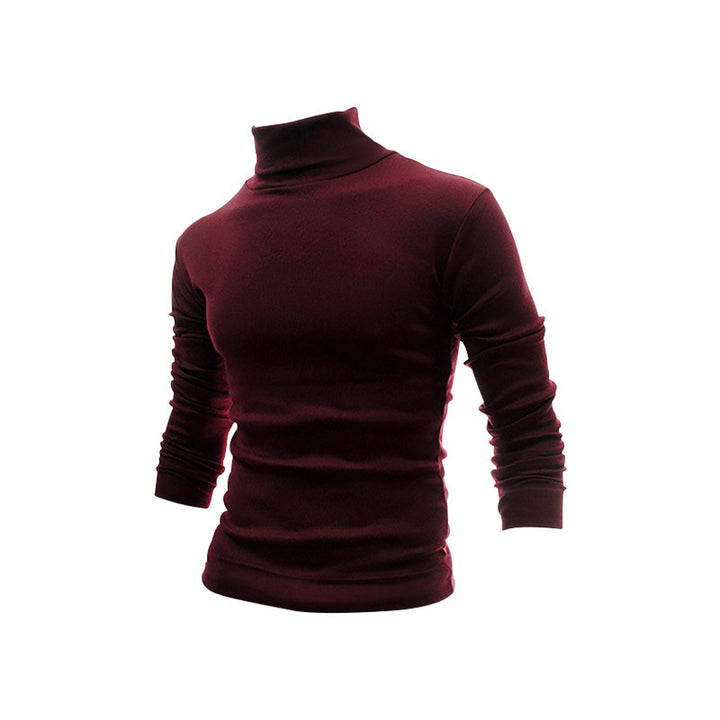 Stylish turtleneck sweater for men in soft and stretchy material Lune London