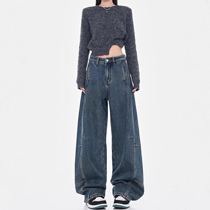 Women's Loose Denim Pants Lune London