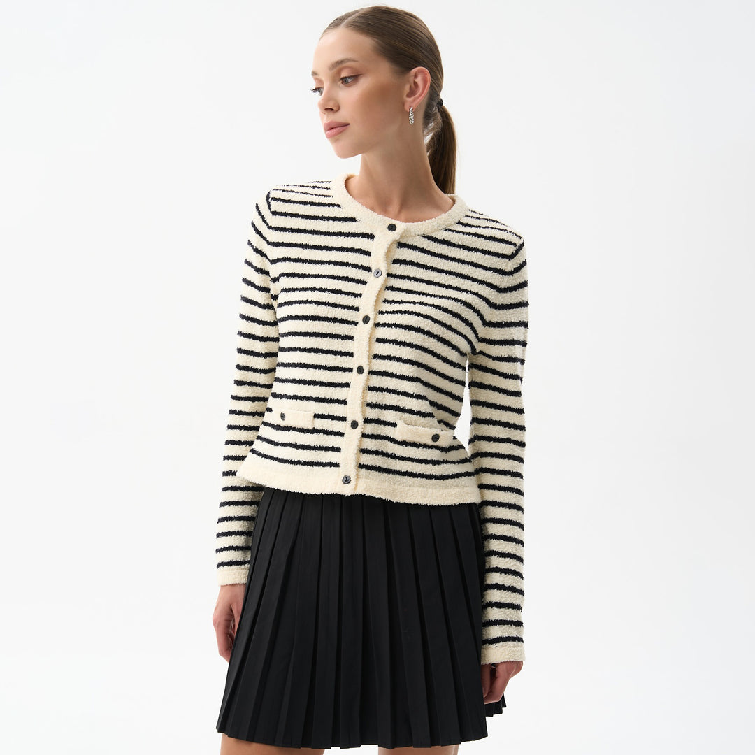 Ladies cardigan with elegant button details and a relaxed fit Lune London