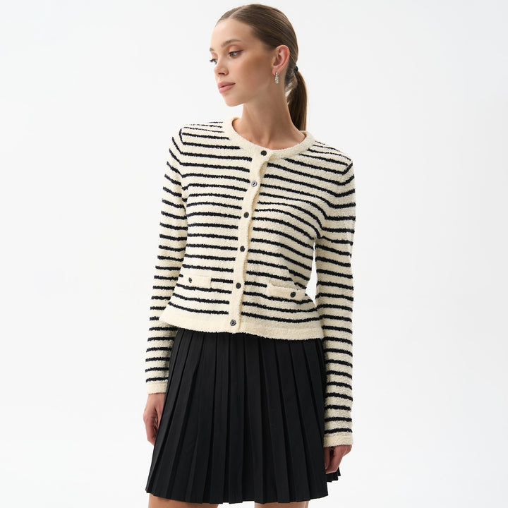 Ladies cardigan with elegant button details and a relaxed fit Lune London