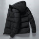 Veste isolée matelassée pour hommes avec capuche pratique Lune London