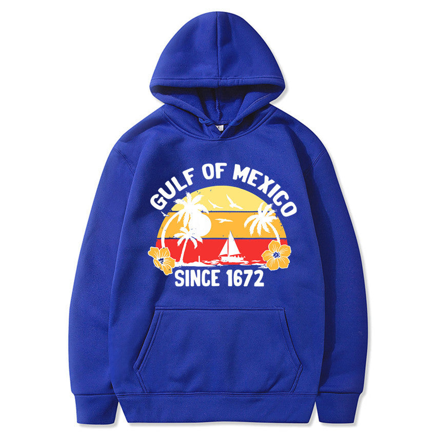 Women's hoodie with creative beach motif and high-quality fabric Chic & Stil