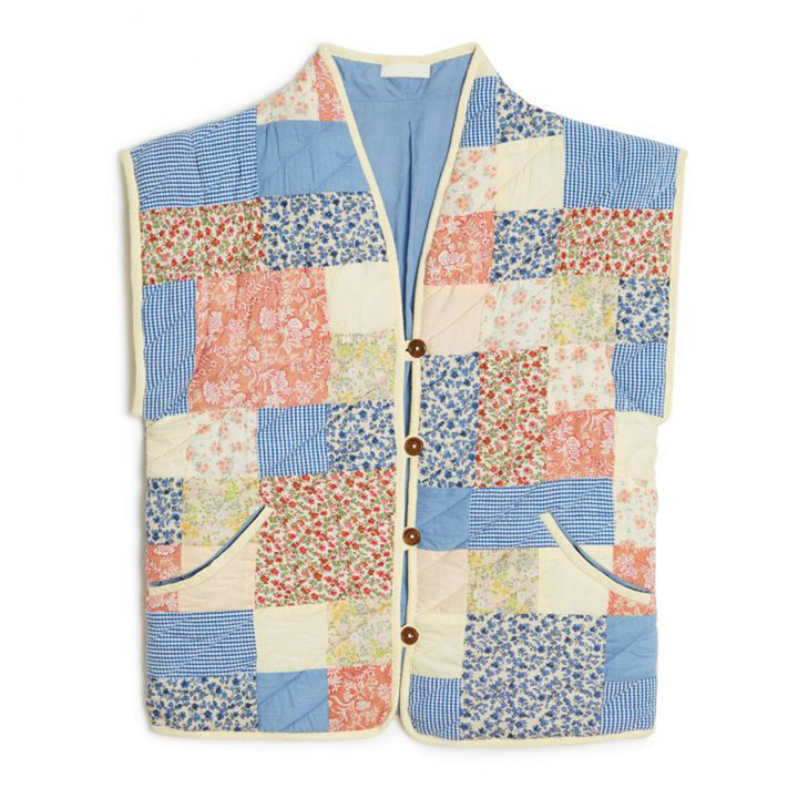 Ladies Patchwork-Quilted Chic Jacket and Style