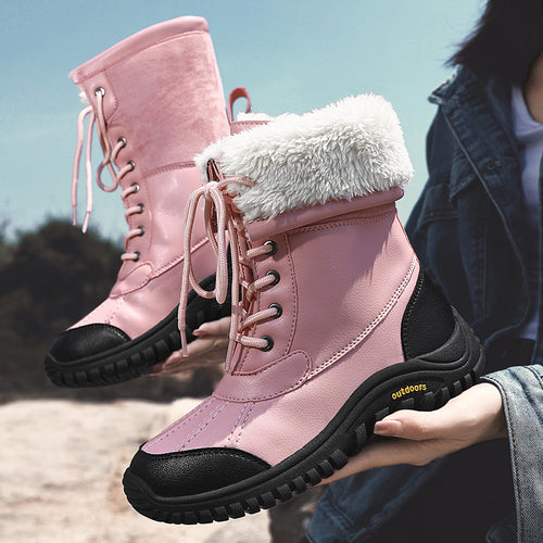 Warm winter boots for women with insulating lining and non-slip sole Lune London