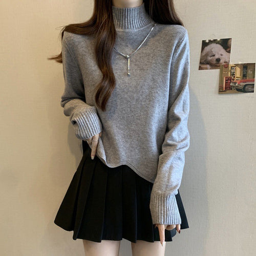 Pull col roulé élégant pour femme en coupe décontractée Chic & Stil