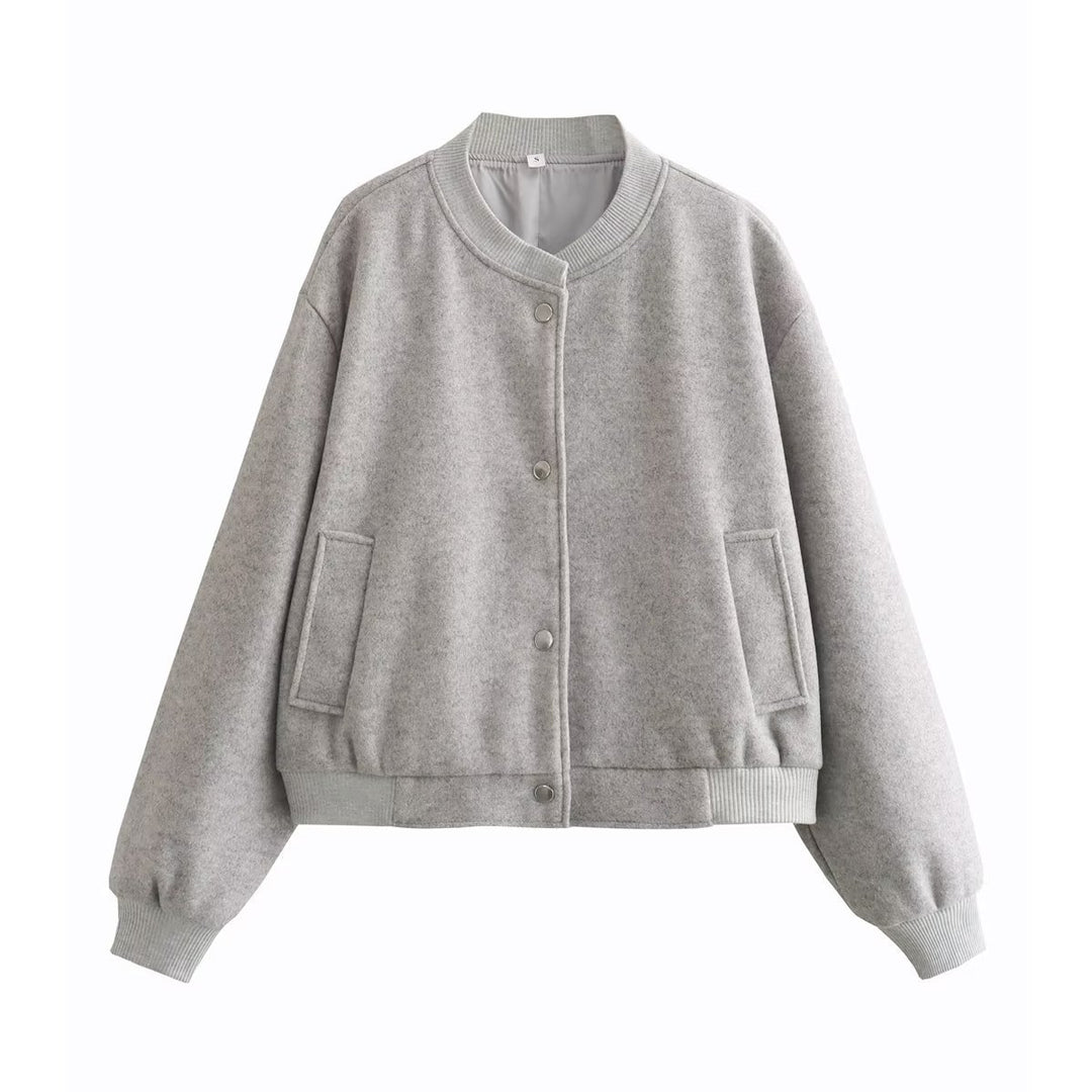 Women’s button sports jacket with practical pockets Lune London