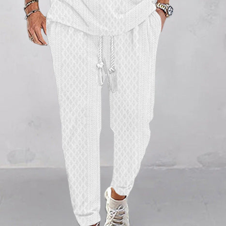 Casual sports pants for men with elastic waist and side pockets Lune London