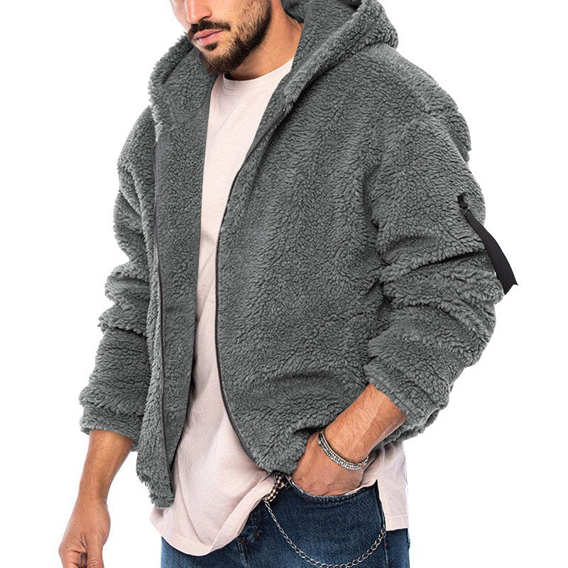Hooded cozy teddy sweatshirt for men Lune London