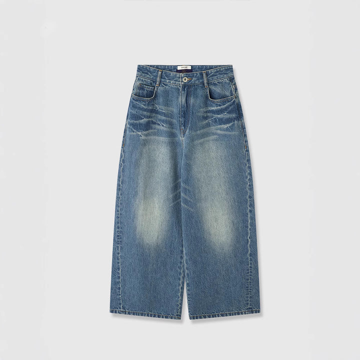 Jeans larges pour femmes à taille haute Chic & Stil