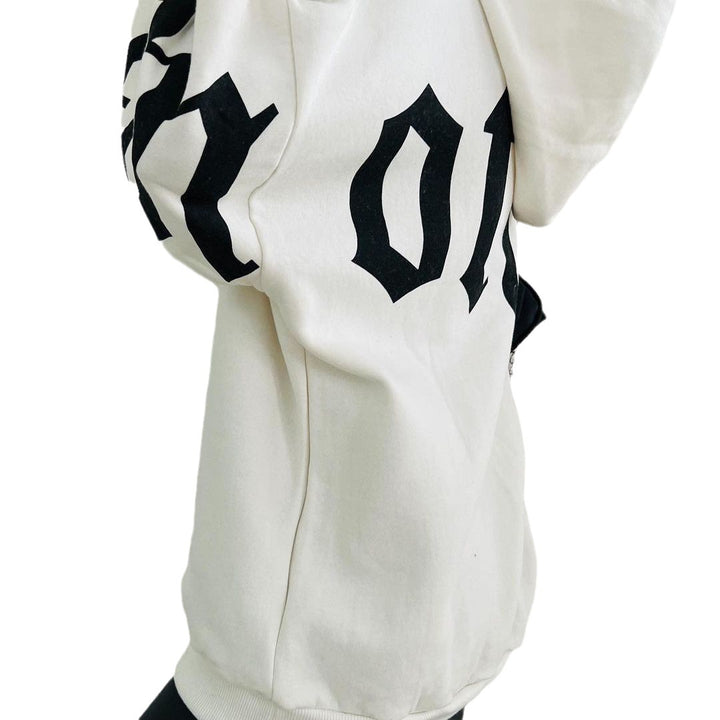 Oversized hoodie for women with an exceptional inscription Lune London