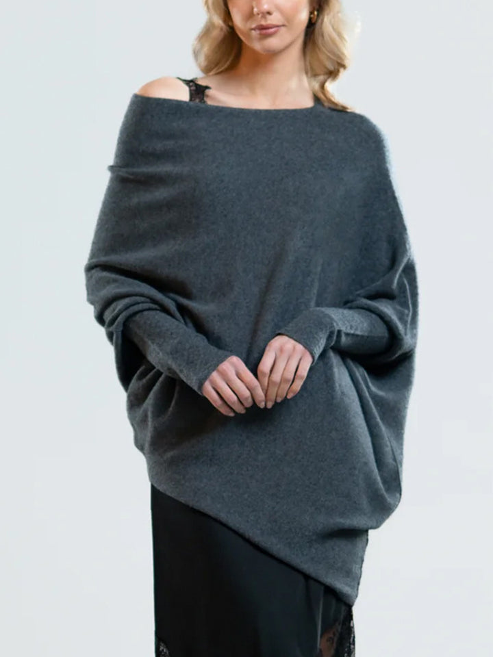 Women Oversized Casual Knit Sweater Lune London
