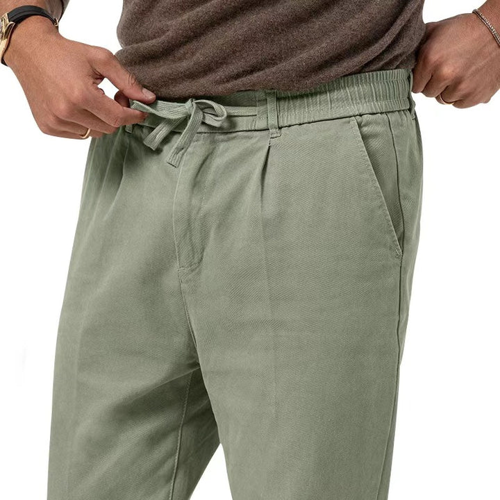 Pantalons de loisirs pour hommes confortables avec taille élastique Lune London
