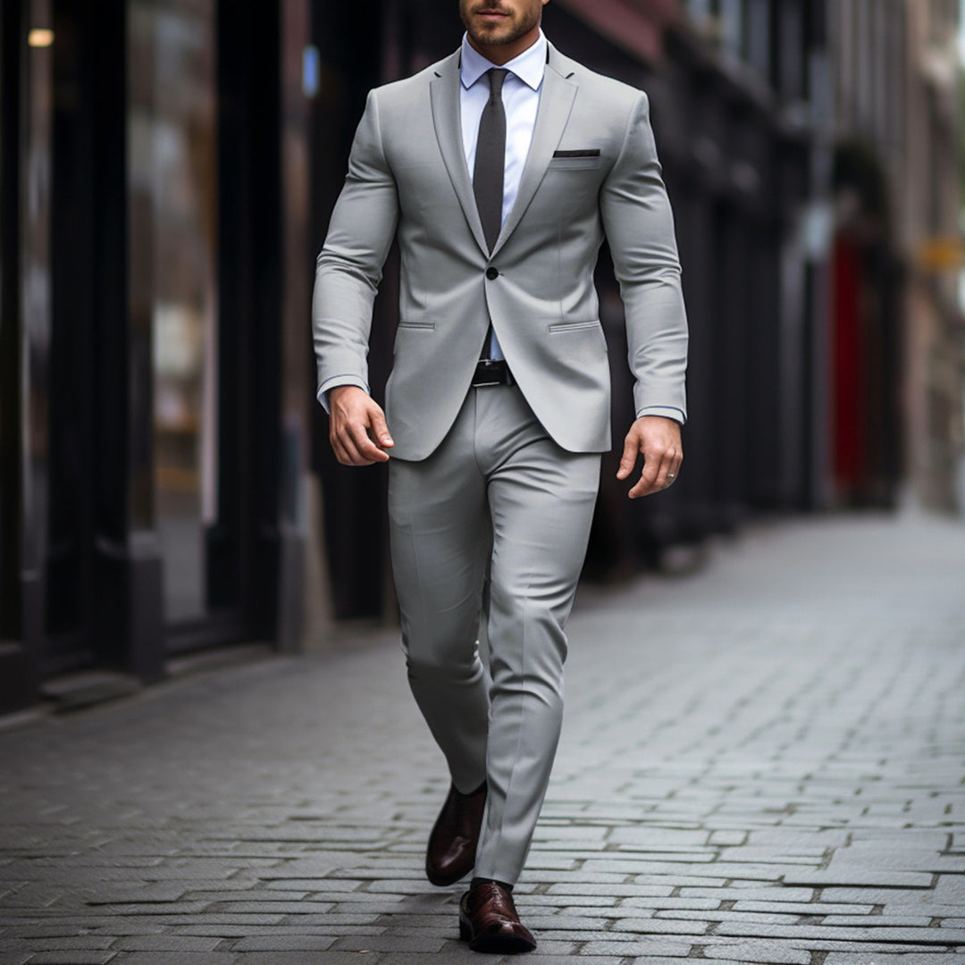 Elegant suit set for men with a modern cut and quality fabric Lune London