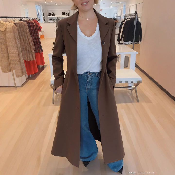 Manteau à motif léopard pour femmes Chic & Stil