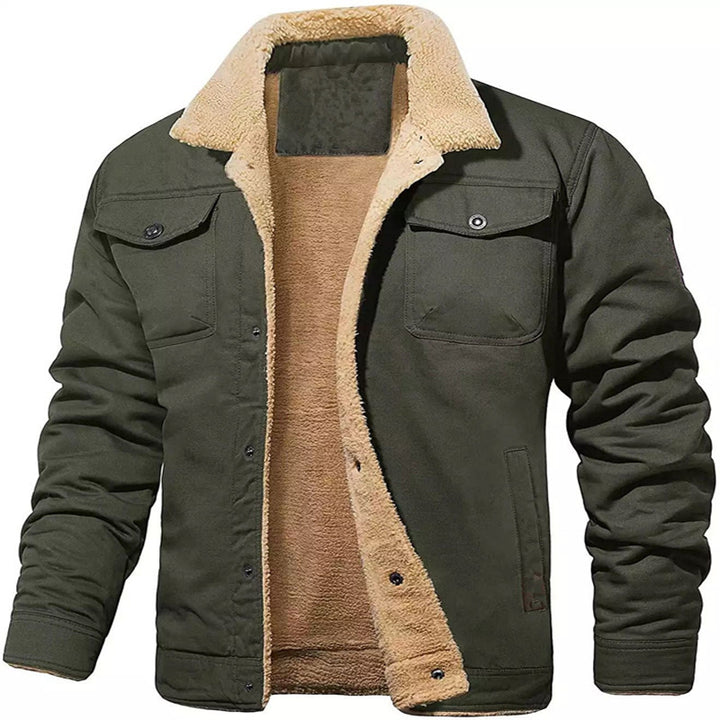 Winter jacket for men with soft plush lining Lune London