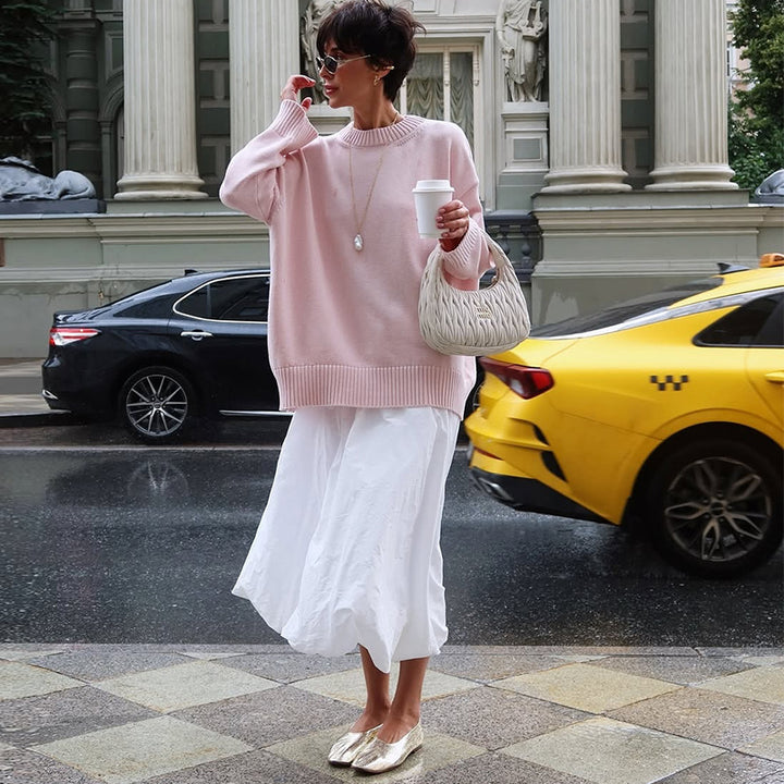Lune London oversized knitted sweater for ladies