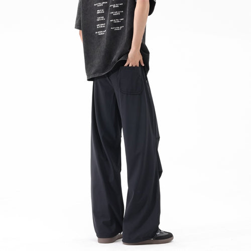 Loose sports pants for men with a remarkable draped design Lune London