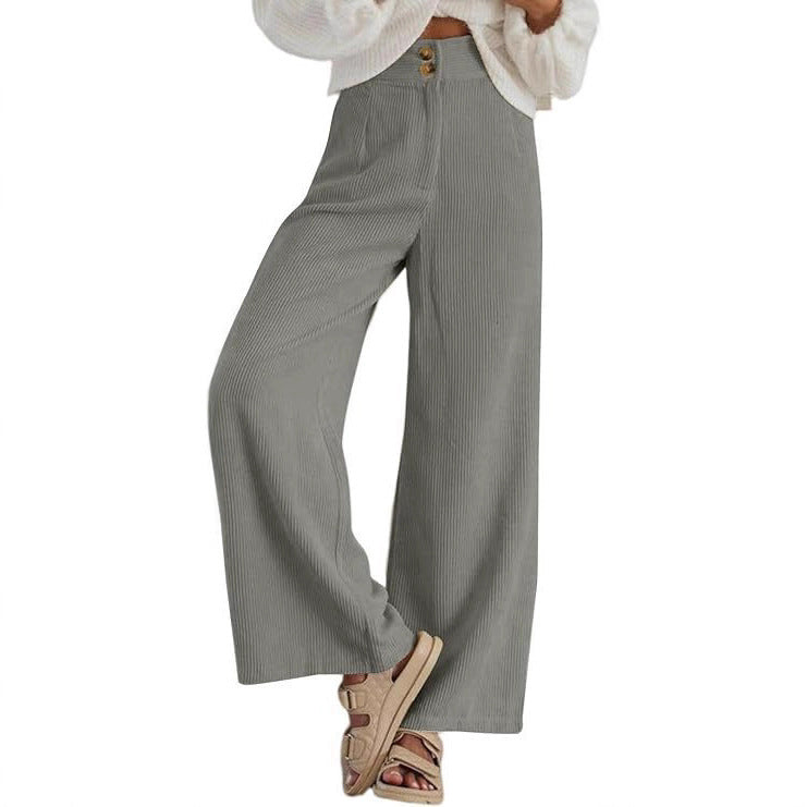 Wide corduroy pants for women Lune London