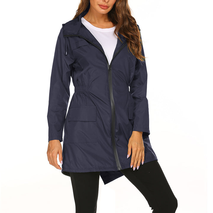 Practical leisure jacket for women with adjustable waist and large pockets Lune London
