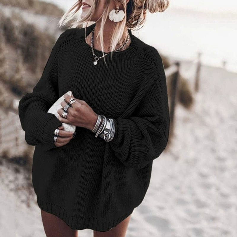 Lune London | Women's Oversized Knit Sweater with Casual Cut