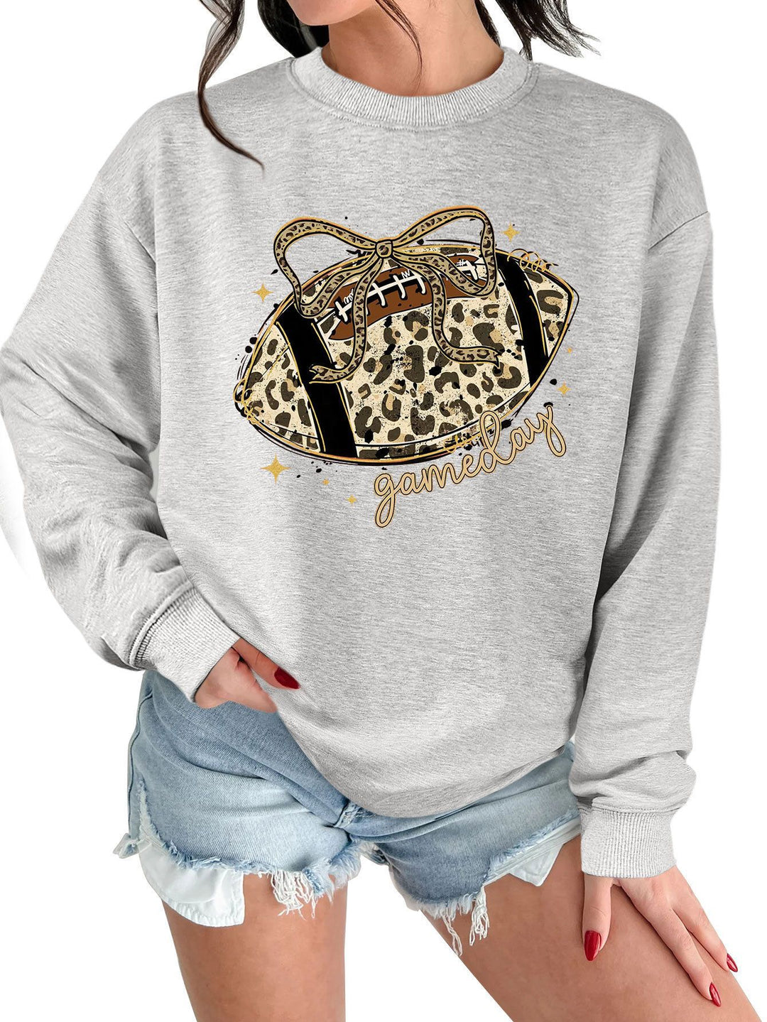Sweat à capuche pour femmes avec motif sportif excitant et coupe décontractée Chic & Stil