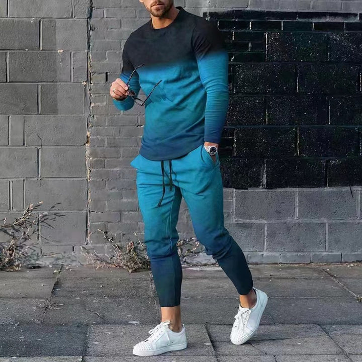 Men's modern leisure set with impressive gradient colors Lune London