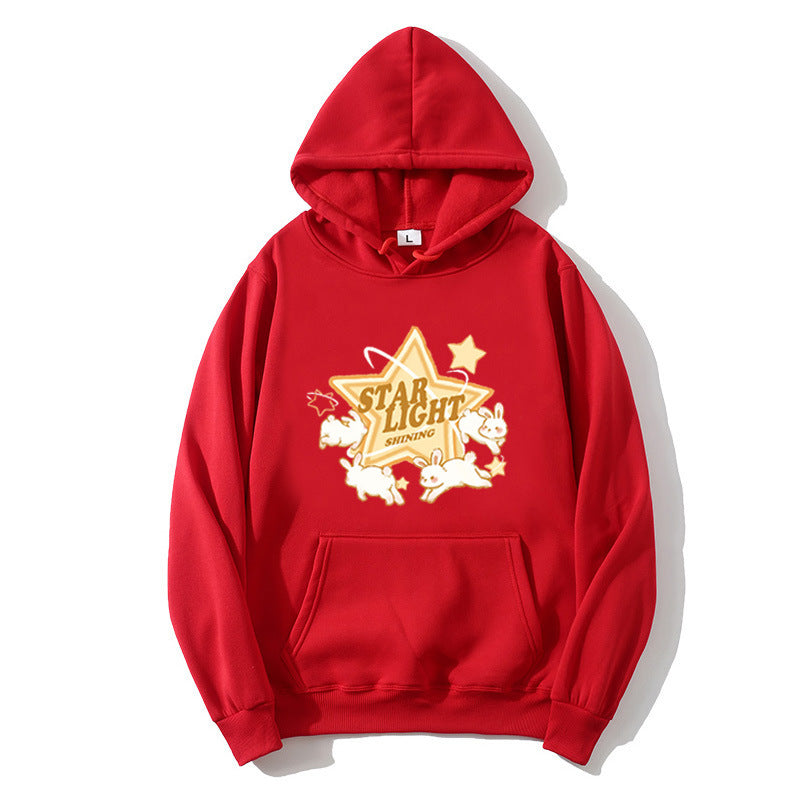 Women's hooded sweatshirt with playful fairytale motif Chic & Stil
