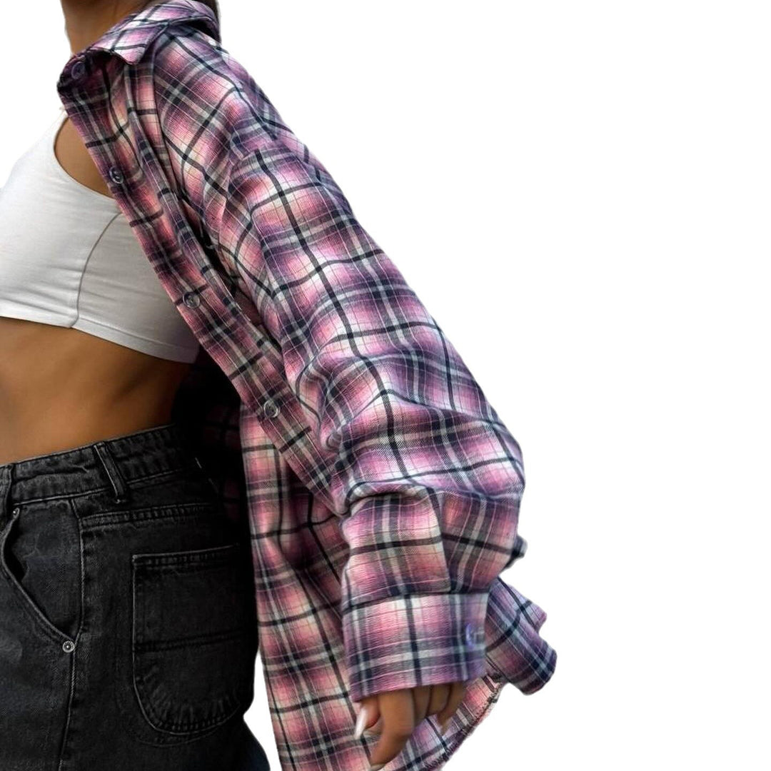 Plaid shirt for women in a relaxed oversized fit Lune London