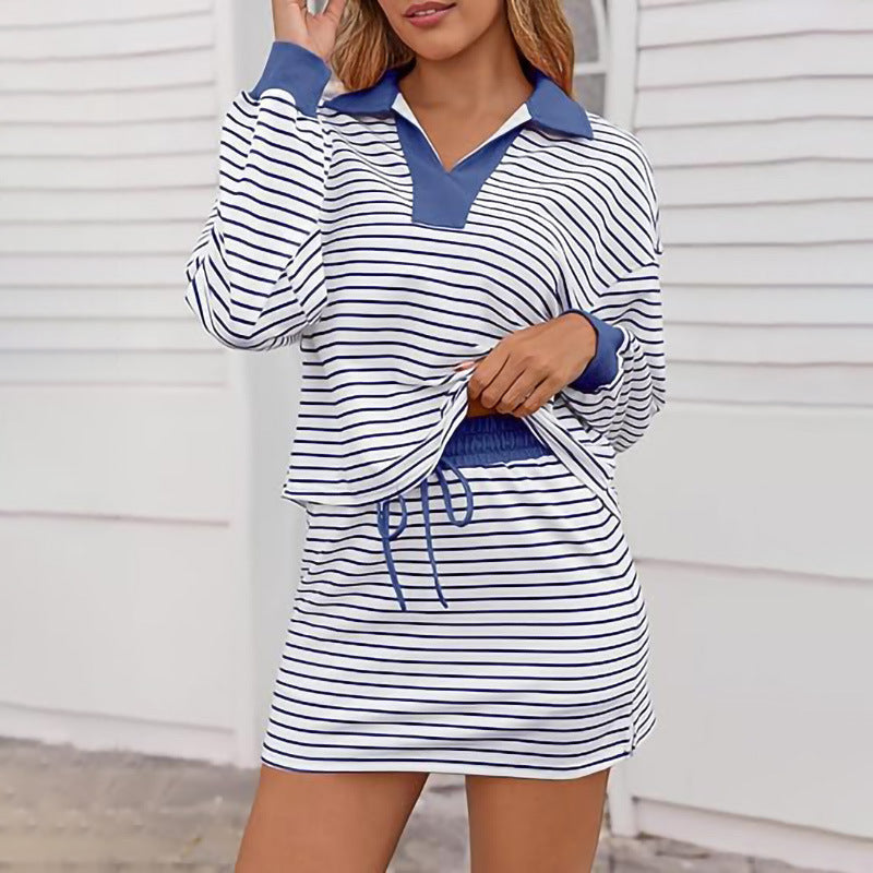 Ladies Sporty Knit Top and Luna London Skirt Jumpsuit
