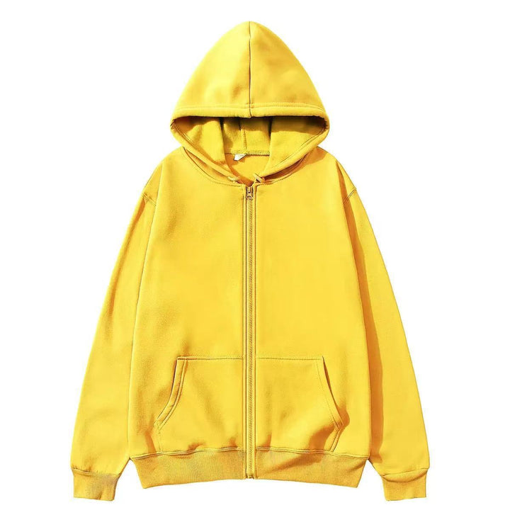 Hooded jacket for ladies in high-quality cotton blend with full zipper Lune London