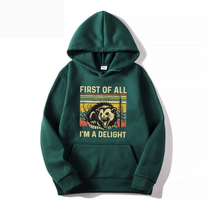 Women's hoodie with creative animal graphic and comfortable fit Chic & Stil