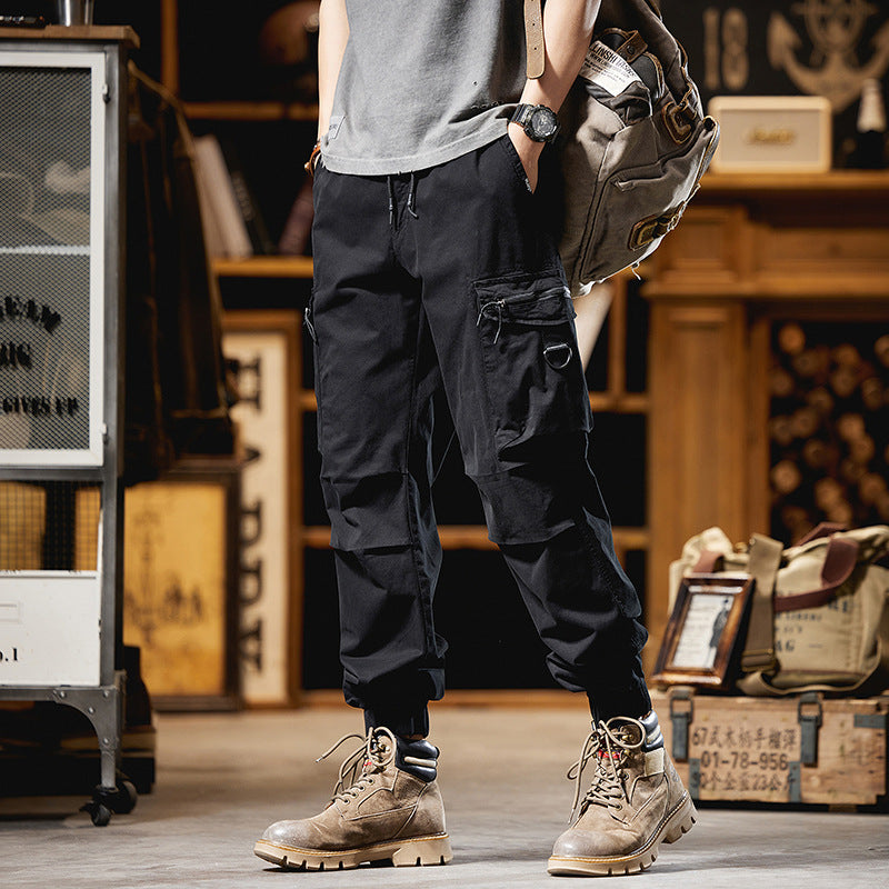 Pantalon cargo multifonctionnel pour hommes Lune London
