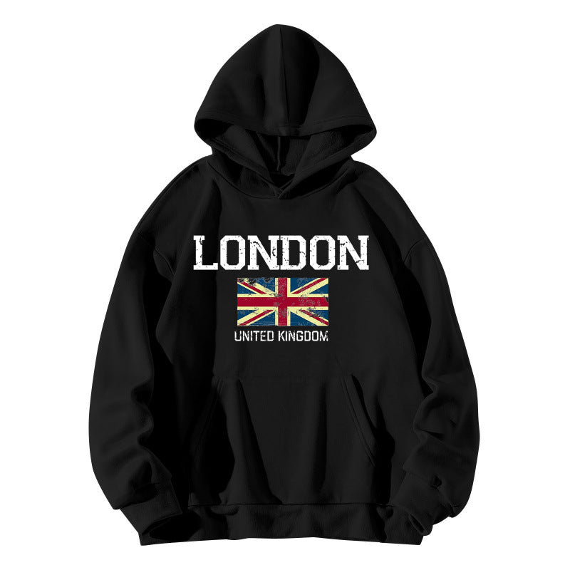 Women's hoodie in urban London style with kangaroo pocket and comfortable fit Lune London