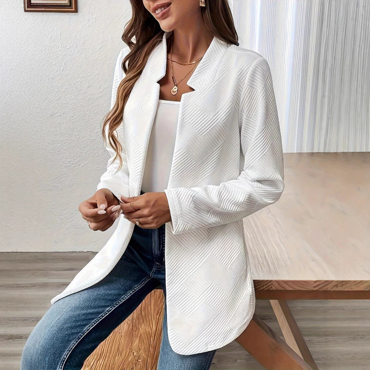 Ladies Elegant Jacket with modern design and chic textured style