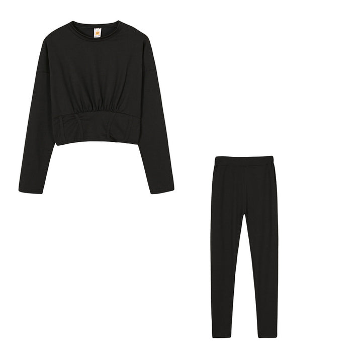 Women’s sports set with long sleeve top and leggings Lune London