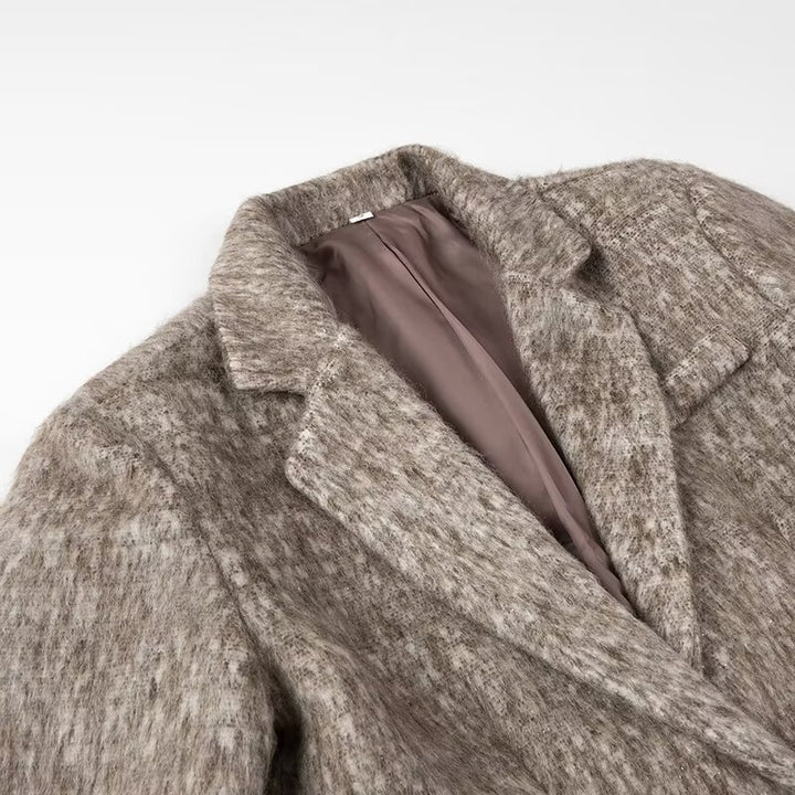 Dames Blazer Élégant avec Surface Texturée Chic & Stil