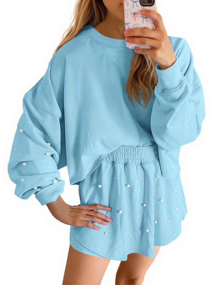 Ladies Sweatshirt and Skirt Sporty Set Lune London