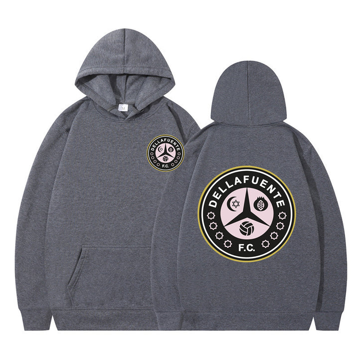 Women's hoodie with distinctive logo and soft fleece Lune London