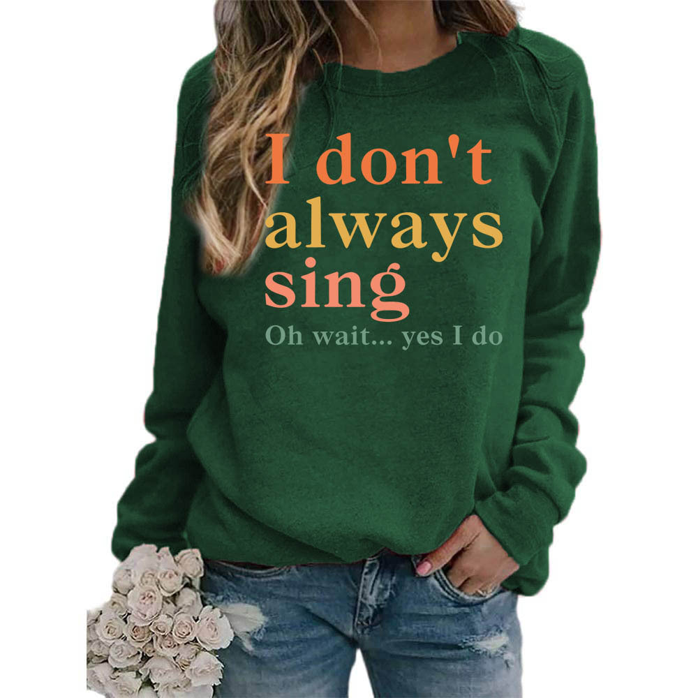 Sweat-shirt pour femmes avec slogan créatif et coupe confortable Chic & Stil