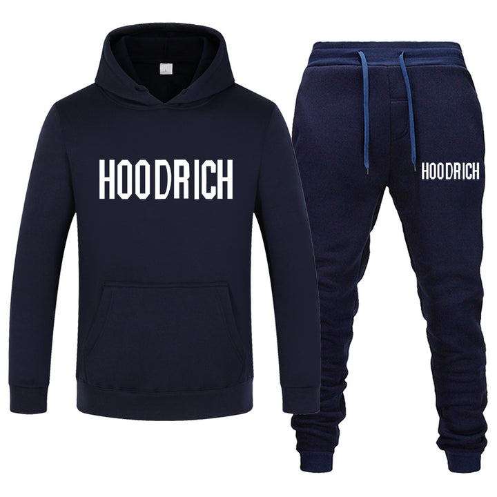 Women's sport hoodie and jogger set with contrasting logo Lune London