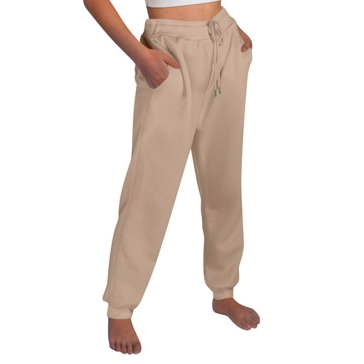 Comfortable women's jogging pants with elastic waistband and side pockets Lune London