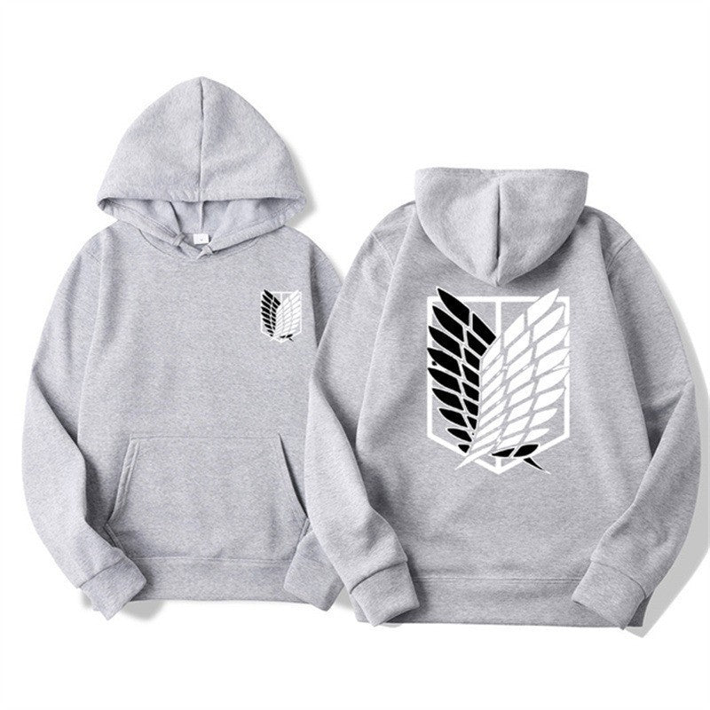 Women's hooded sweatshirt with modern anime design and practical kangaroo pocket Chic & Stil