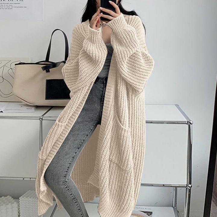 Oversized knitted coat for women Lune London