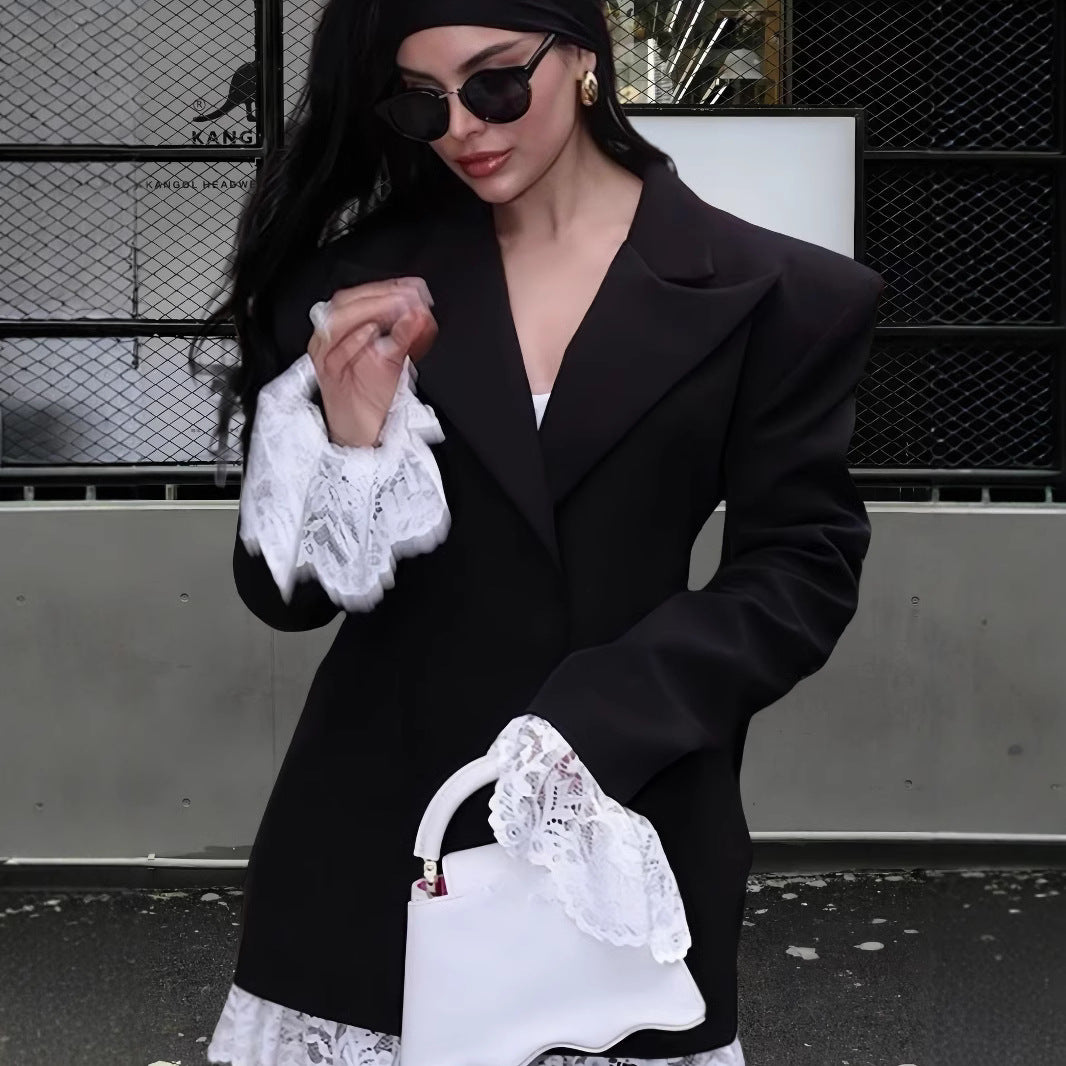 Women Oversized Blazer with innovative cut and elegant design Lune London