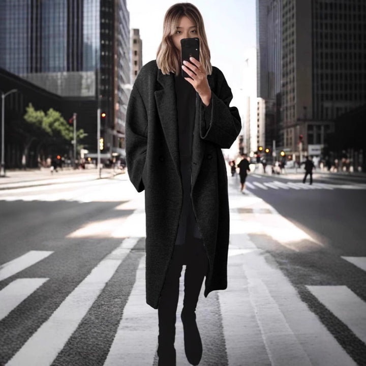 Ladies oversized wool coat Lune London