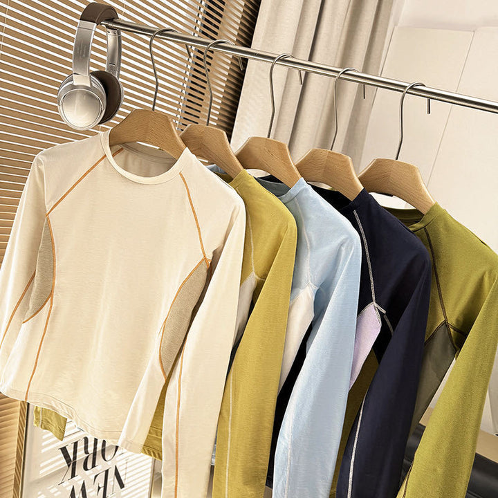 Chemise sportive à manches longues pour femmes avec système de ventilation innovant Chic & Stil