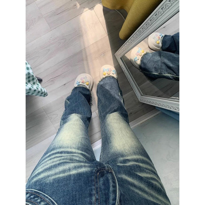 Jean évasé taille haute pour femmes Chic & Stil