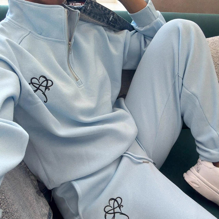 High quality polar fleece sweater for women Lune London with high collar