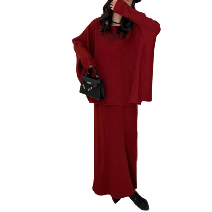 Robe tricotée surdimensionnée pour femmes dans une coupe décontractée avec des manches larges Chic & Stil
