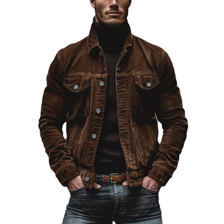 Corduroy jacket for men with a stylish cut and functional pockets Lune London